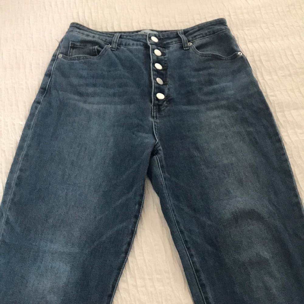 Abound button up high waist Mom jeans